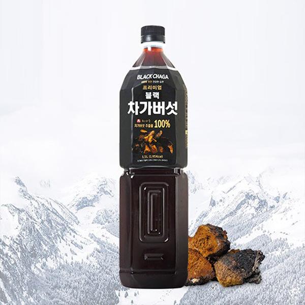 러시아 시베리아 블랙차가버섯차 음료 1.5L 6pet 이미지