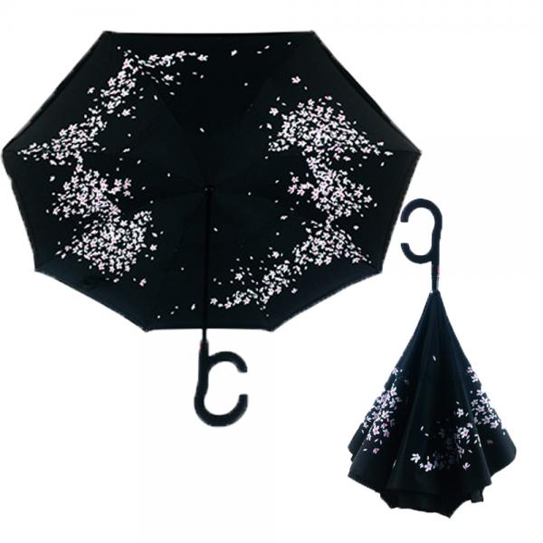 거꾸로 우산 밤하늘무늬/벚꽃무늬 이미지