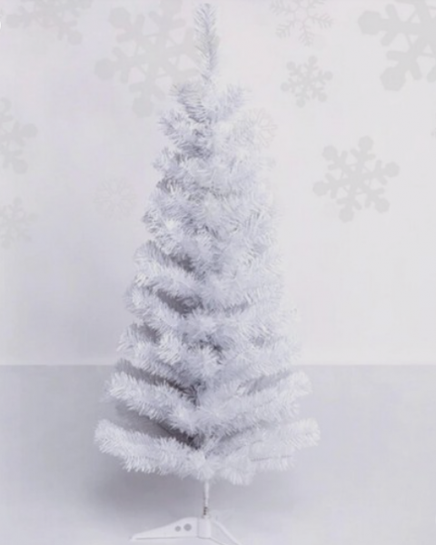 크리스마스트리 만들기 성탄절 미니 화이트 트리 60cm 이미지