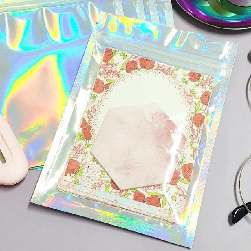 선물 상품 소분 포장 지퍼백 봉투 홀로그램 10.5x15 이미지