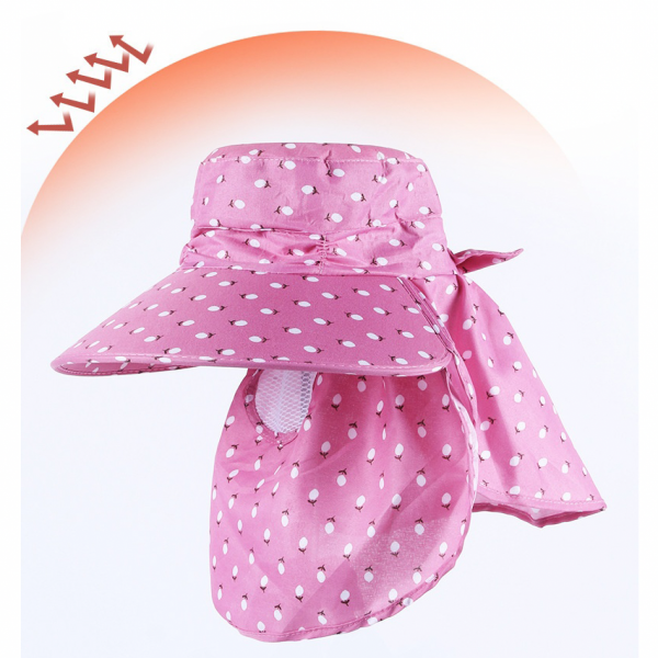 여성 챙넓은 창넓은 햇빛가리개 성인플랩캡 모자 이미지