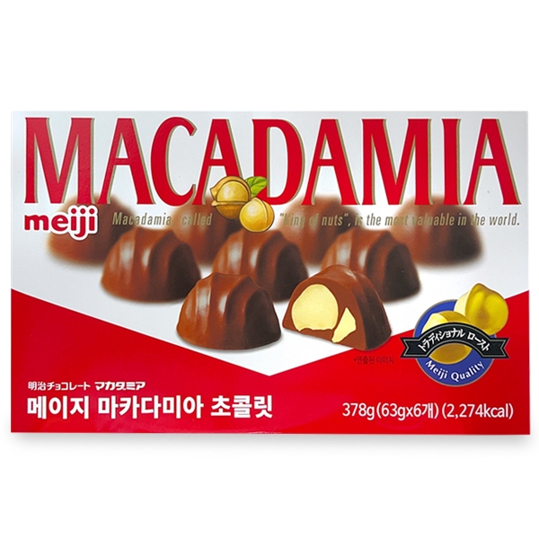 마카다미아 초콜릿 63g x 6 이미지