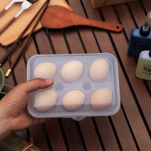 휴대용 투명 계란 트레이 박스 이미지