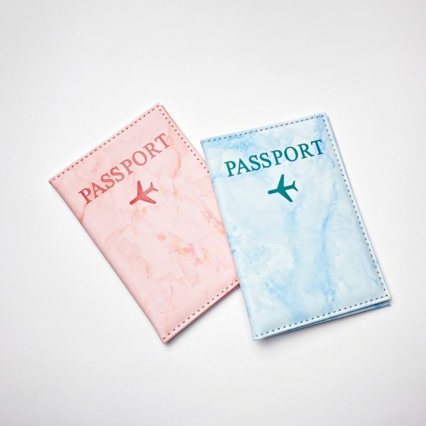 심플 해외여행 여권 케이스 지갑 이미지
